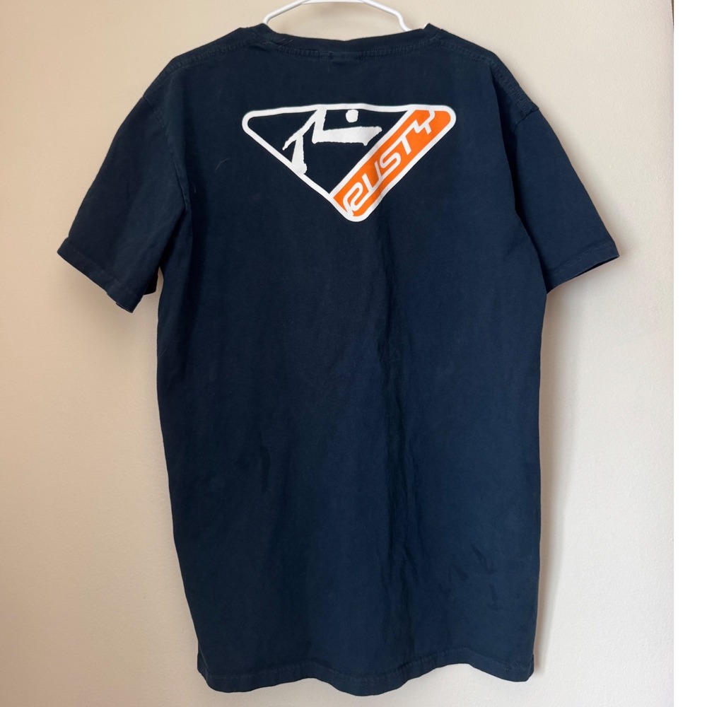 Rusty Our Kind Mens XXL Navy Blue Short Sleeve Graphic Surf T-Shirt Logo